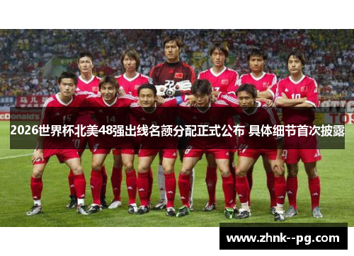 2026世界杯北美48强出线名额分配正式公布 具体细节首次披露